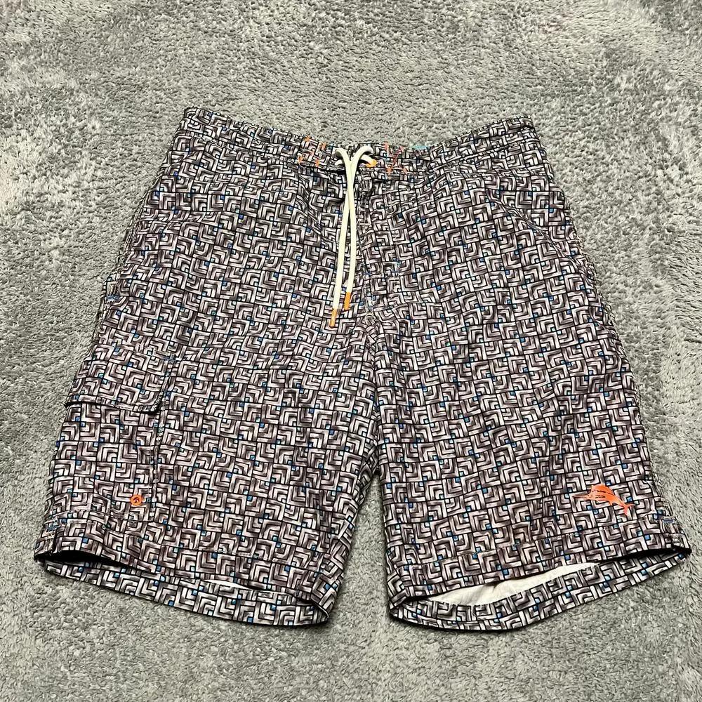 Tommy Bahama Swim Trunks Mens Medium Mesh Lined Shorts